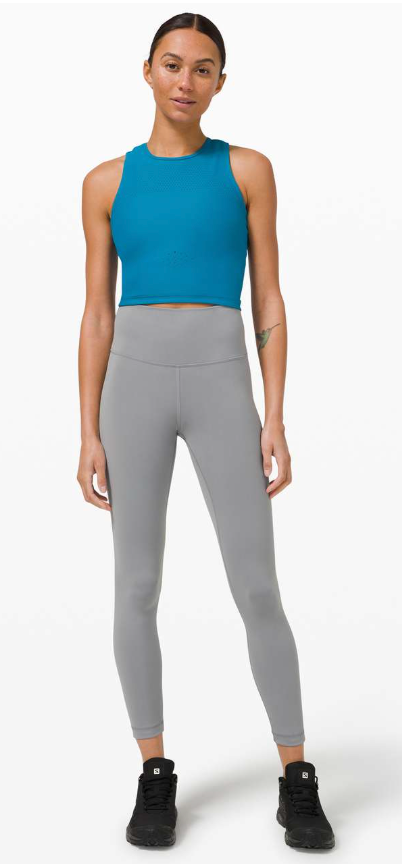 Lululemon Wunder Train High-Rise Tight 25" Inseam Rhino Grey Sz 6 Brand New