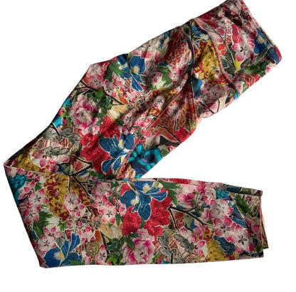 Lululemon Seawheeze 2018 Fast and Free Tights 7/8 25" Inseam Tight Floral Cherry Blossom Sz 6 VERY RARE BRAND NEW