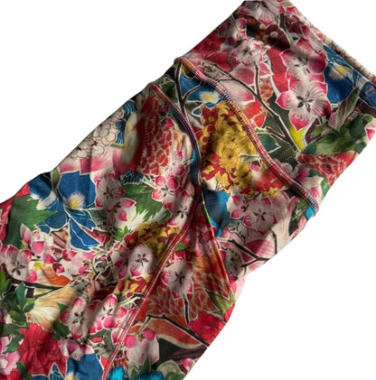 Lululemon Seawheeze 2018 Fast and Free Tights 7/8 25" Inseam Tight Floral Cherry Blossom Sz 6 VERY RARE BRAND NEW
