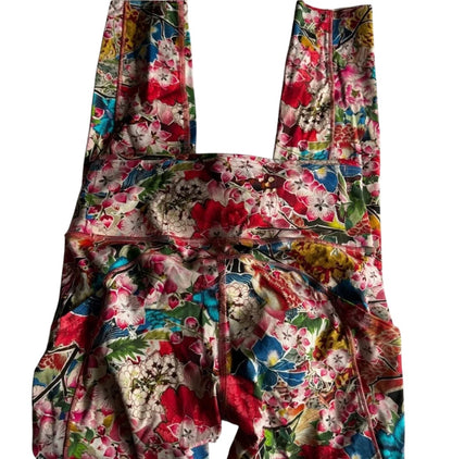 Lululemon Seawheeze 2018 Fast and Free Tights 7/8 25" Inseam Tight Floral Cherry Blossom Sz 6 VERY RARE BRAND NEW