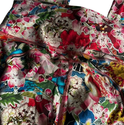 Lululemon Seawheeze 2018 Fast and Free Tights 7/8 25" Inseam Tight Floral Cherry Blossom Sz 6 VERY RARE BRAND NEW
