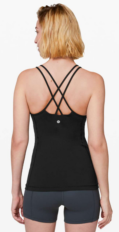 Lululemon Free To Be Tank Black Sz 12