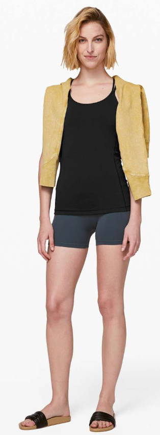 Lululemon Free To Be Tank Black Sz 12
