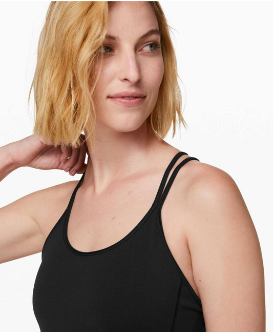 Lululemon Free To Be Tank Black Sz 12
