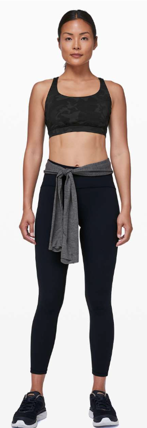 Lululemon Energy Sports Bra Incognito Camo Multi Grey Sz 10 Brand New