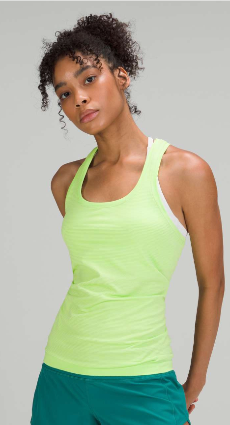 Lululemon  Swiftly Tech Racerback 2.0 *Race Length Neo Mint/Neo Mint Sz 12 Brand New
