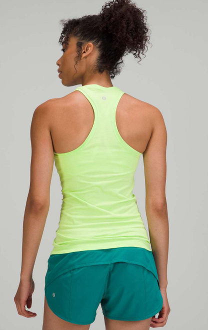 Lululemon  Swiftly Tech Racerback 2.0 *Race Length Neo Mint/Neo Mint Sz 12 Brand New