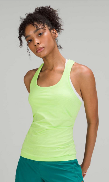 Lululemon  Swiftly Tech Racerback 2.0 *Race Length Neo Mint/Neo Mint Sz 12 Brand New