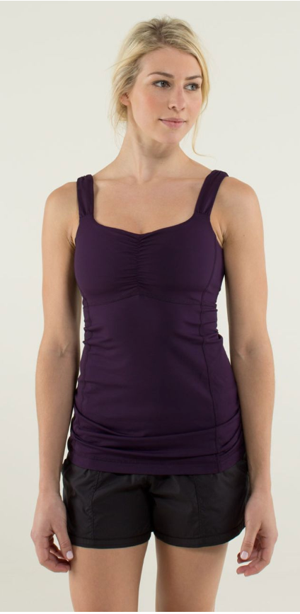 Lululemon Aria Tank II Deep Zinfandel Sz 10 Brand New