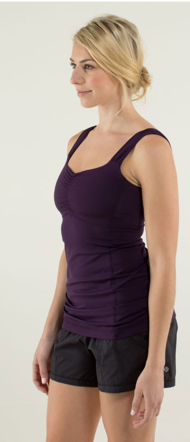 Lululemon Aria Tank II Deep Zinfandel Sz 10 Brand New