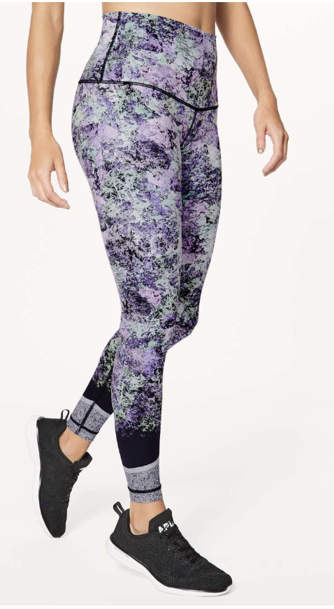 Lululemon Wunder Under Hi-Rise Tight 28"Inseam  Vivid Vision Sz 6