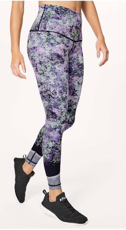 Lululemon Wunder Under Hi-Rise Tight 28"Inseam  Vivid Vision Sz 6