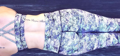 Lululemon Wunder Under Hi-Rise Tight 28"Inseam  Vivid Vision Sz 6