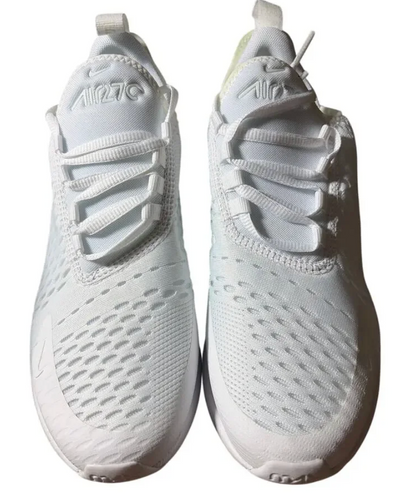 Nike Air Max 270 Women's White/silver  Women's Sz 7.0 Youth Sz 5.5 Worn Once