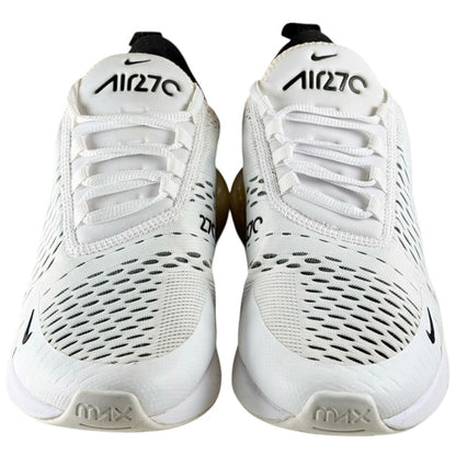 Nike Air Max 270 Women's White/White/Black Women's Sz 6.5 or Youth Sz 5.0