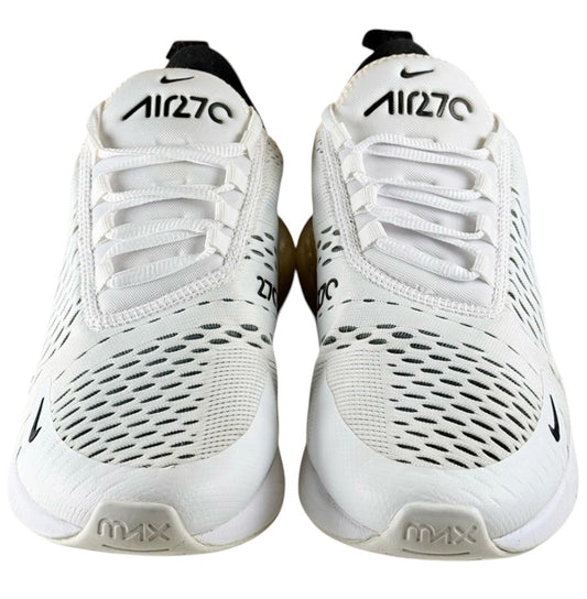 Nike Air Max 270 Women's White/White/Black Women's Sz 6.5 or Youth Sz 5.0