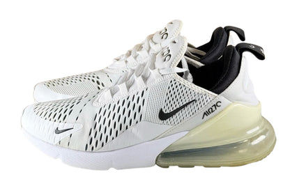 Nike Air Max 270 Women's White/White/Black Women's Sz 6.5 or Youth Sz 5.0