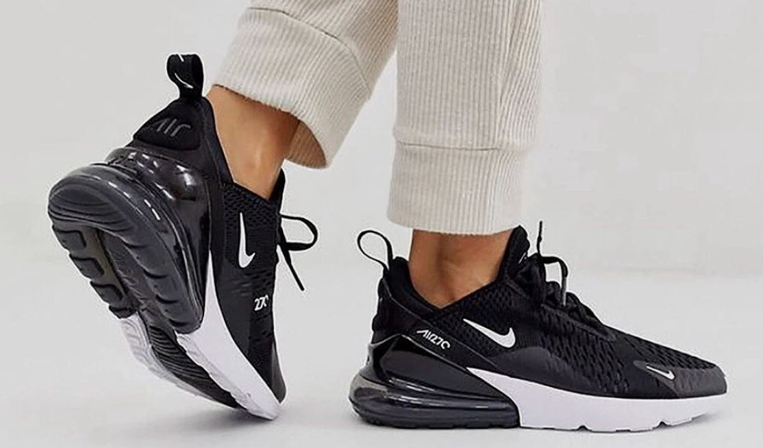 Nike Air Max 270 Women's Black/Anthracite/White Women's Sz 6.5 or Youth 5.0