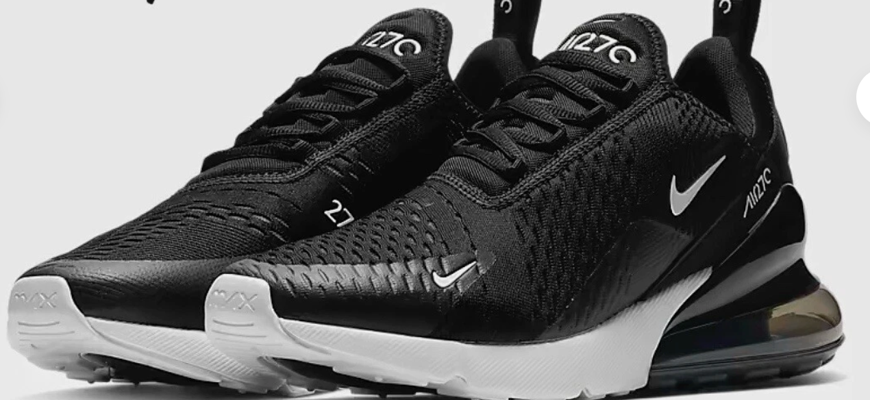 Nike Air Max 270 Women's Black/Anthracite/White Women's Sz 6.5 or Youth 5.0
