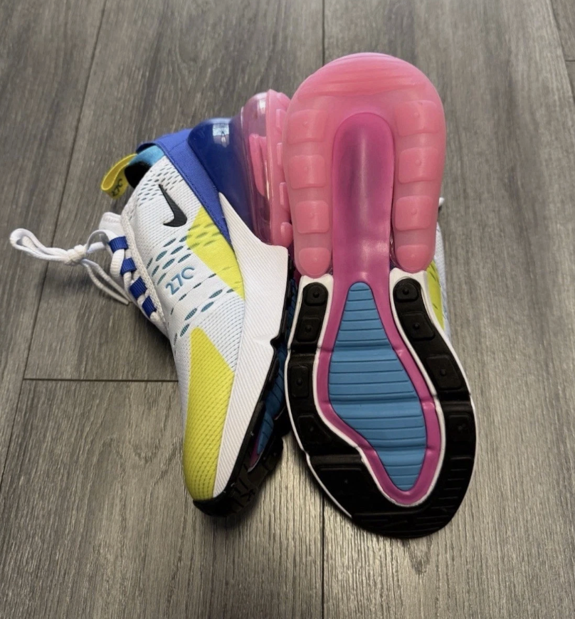Nike Air Max 270 Women's Hyper Royal Pink Spell Women's Sz 7.5 or Youth Sz 6.0 Brand New