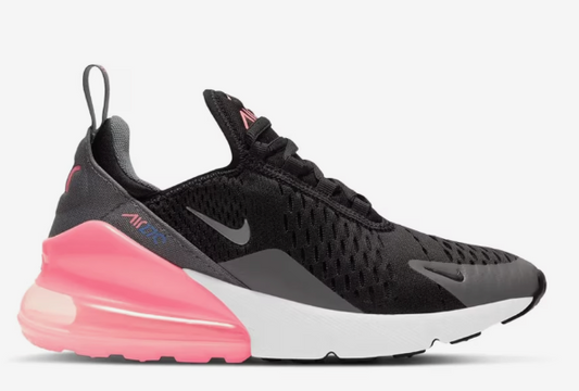 Nike Air Max 270 Women's Black/Smoke Grey/Sunset Pulse/Metallic Silver Women's Sz 6.5 or Youth 5.0