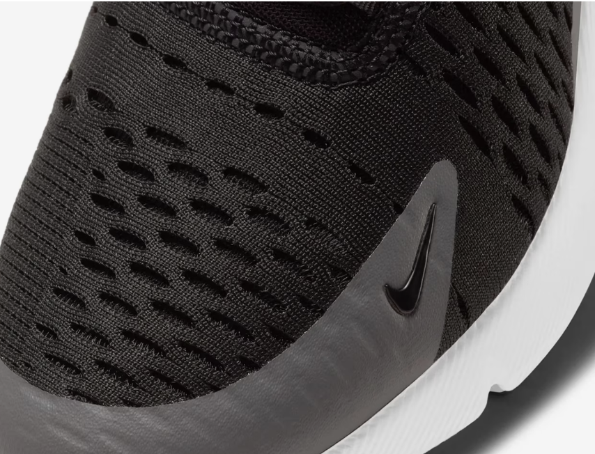 Nike Air Max 270 Women's Black/Smoke Grey/Sunset Pulse/Metallic Silver Women's Sz 6.5 or Youth 5.0