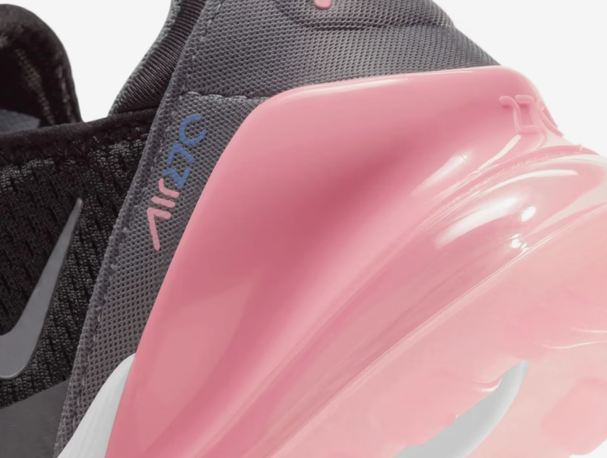 Nike Air Max 270 Women's Black/Smoke Grey/Sunset Pulse/Metallic Silver Women's Sz 6.5 or Youth 5.0