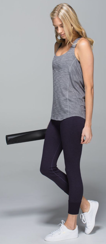 Lululemon Wild Tank Heathered Slate/Dream Rose Deep Coal Black Sz 12 Brand New