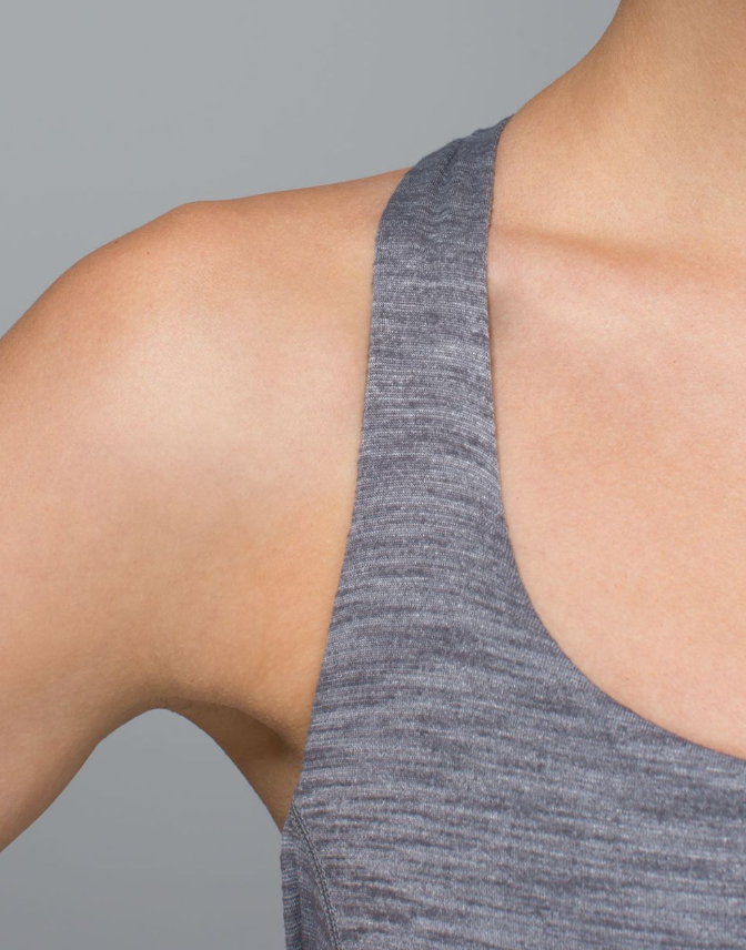 Lululemon Wild Tank Heathered Slate/Dream Rose Deep Coal Black Sz 12 Brand New