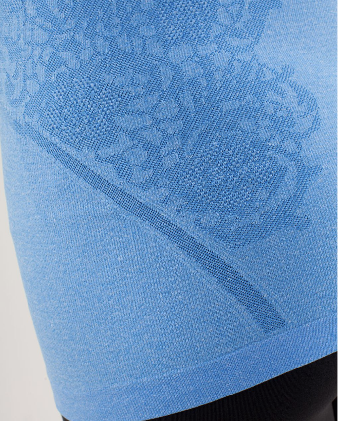 Lululemon Run Swiftly Tech Short Sleeve Lace Beaming Blue Sz 12 Brand New
