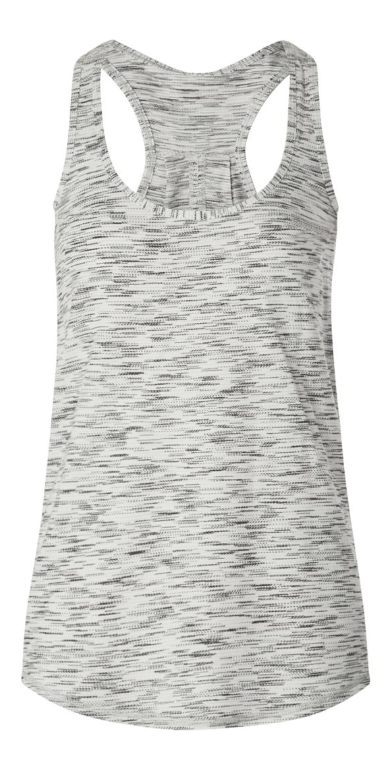 Lululemon Salute the Sun Singlet II Tiger Space Dye Black White Sz 10