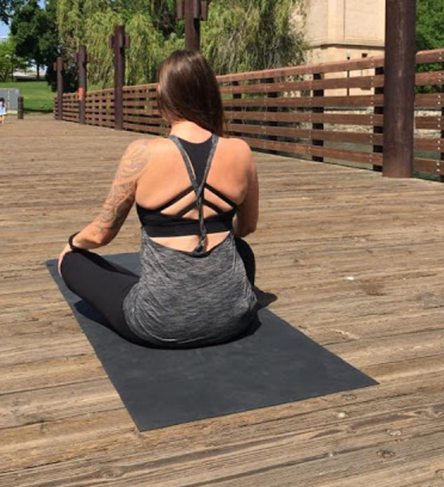 Lululemon Twist and Toil Tank Heathered Black/Black Sz 10 Brand New