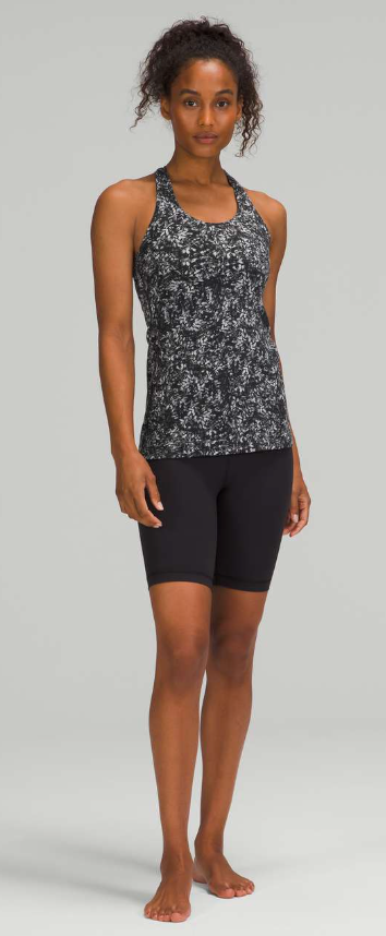 Lululemon Cool Racerback Tank Top *Nulu Blossom Overlay Starlight Multi Sz 10