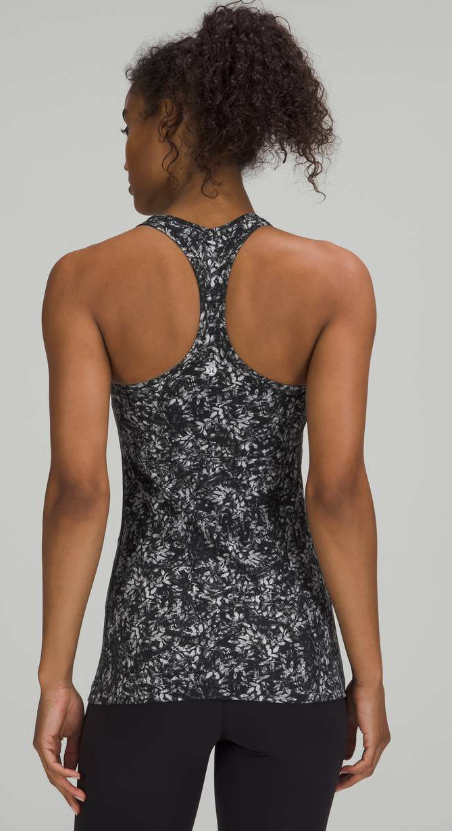 Lululemon Cool Racerback Tank Top *Nulu Blossom Overlay Starlight Multi Sz 10