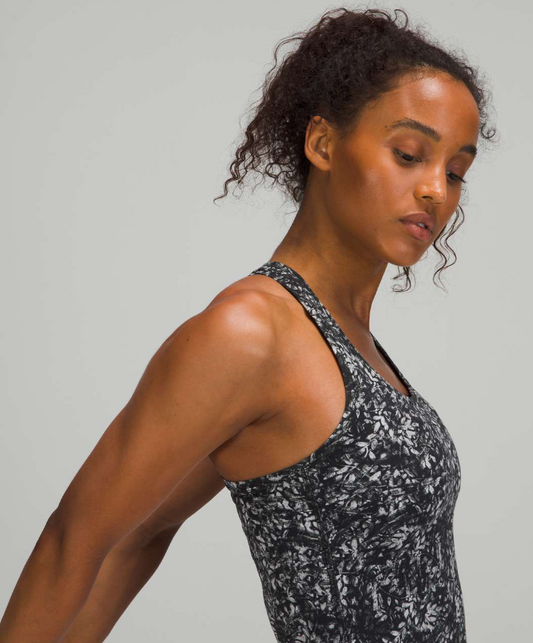 Lululemon Cool Racerback Tank Top *Nulu Blossom Overlay Starlight Multi Sz 10