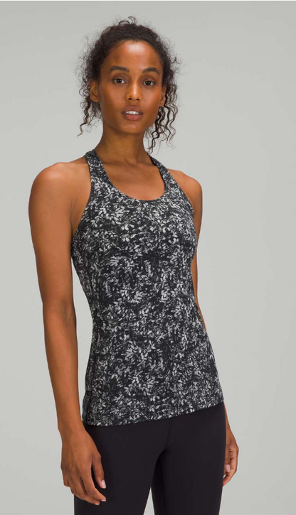 Lululemon Cool Racerback Tank Top *Nulu Blossom Overlay Starlight Multi Sz 10