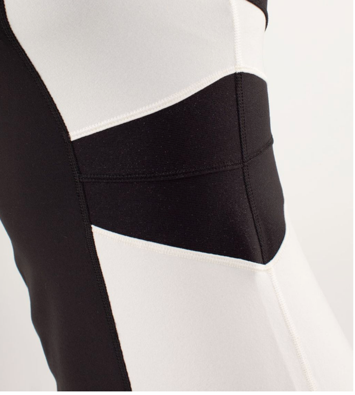 Lululemon Elongate Tank Black/Polar Cream/Black Sz 10 Brand New