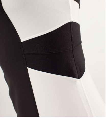 Lululemon Elongate Tank Black/Polar Cream/Black Sz 10 Brand New