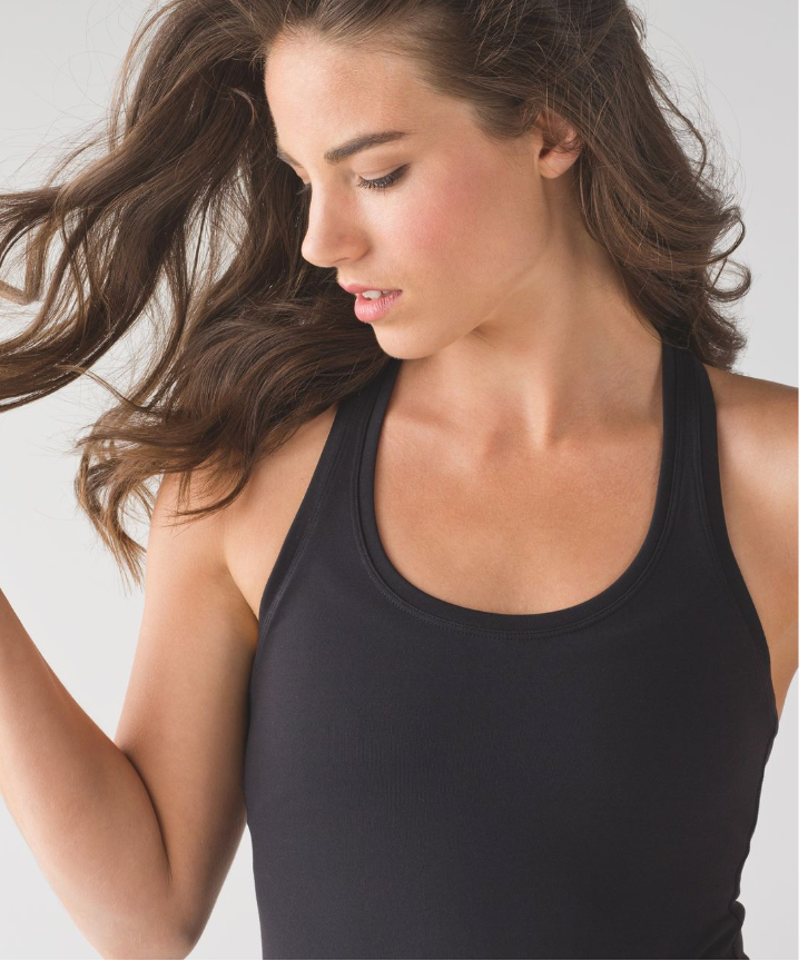 Lululemon Cool Racerback II Black Sz 10