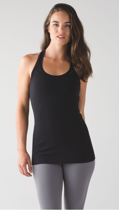 Lululemon Cool Racerback II Black Sz 10