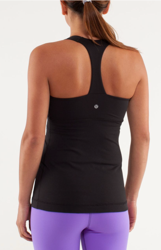 Lululemon Deep Breath Tank Black Sz 10