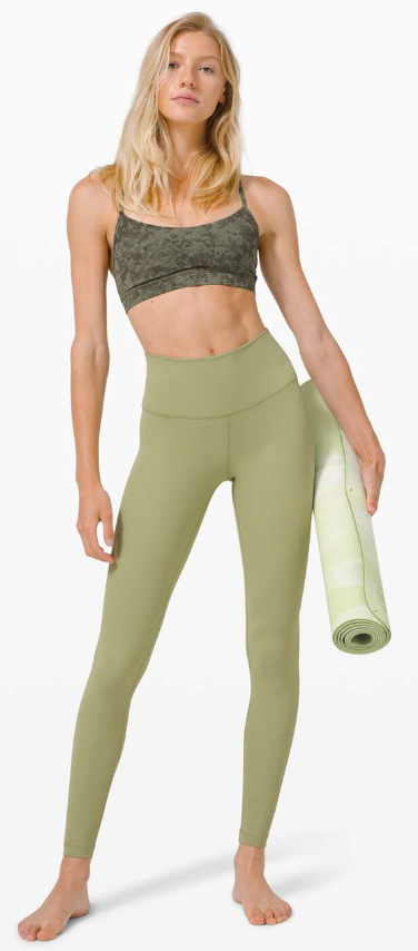 Lululemon Wunder Under High-Rise Tight 28" Inseam Full-On Luxtreme Vista Green Sz 10 Brand New