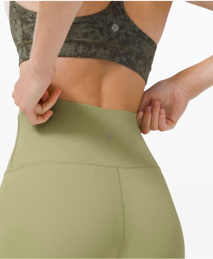 Lululemon Wunder Under High-Rise Tight 28" Inseam Full-On Luxtreme Vista Green Sz 10 Brand New
