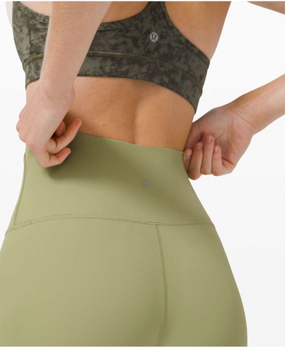 Lululemon Wunder Under High-Rise Tight 28" Inseam Full-On Luxtreme Vista Green Sz 10 Brand New