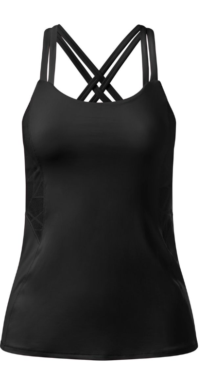 Lululemon City Sky Run By Tank Black Sz 10 Brand New