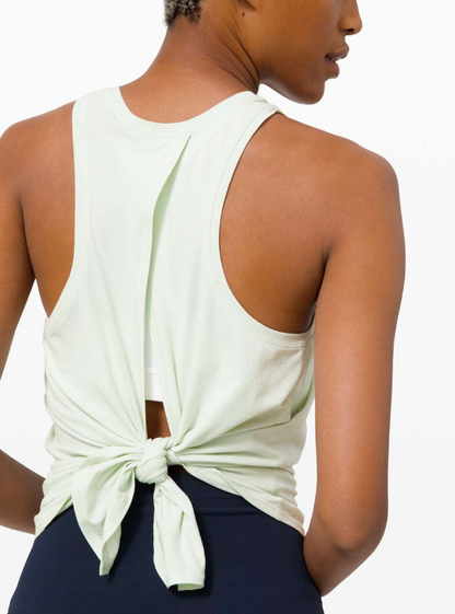 Lululemon All Tied Up Tank Springtime Sz 10 Brand New