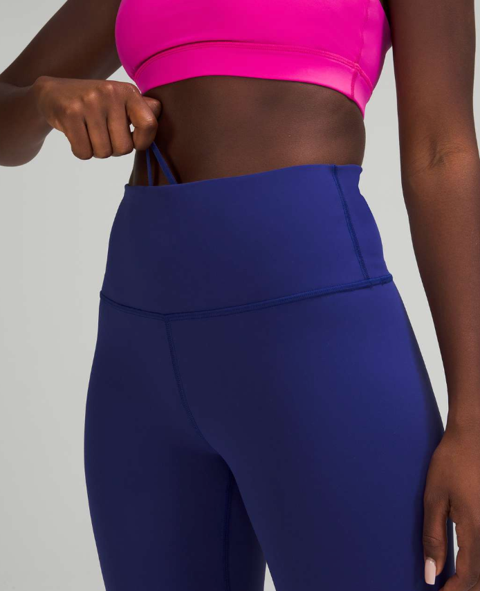 Lululemon Wunder Train High-Rise Crop 23" Inseam Larkspur Sz 10 Brand New