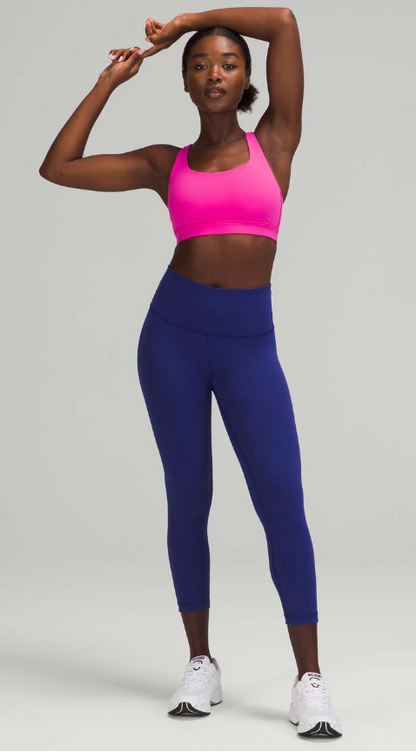 Lululemon Wunder Train High-Rise Crop 23" Inseam Larkspur Sz 10 Brand New