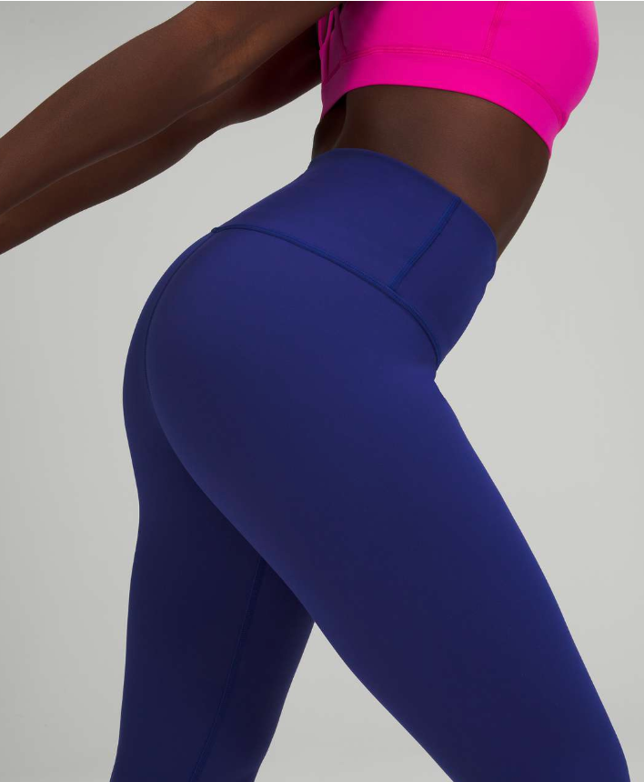 Lululemon Wunder Train High-Rise Crop 23" Inseam Larkspur Sz 10 Brand New