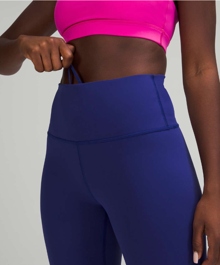 Lululemon Wunder Train High-Rise Crop 23" Inseam Larkspur Sz 10 Brand New